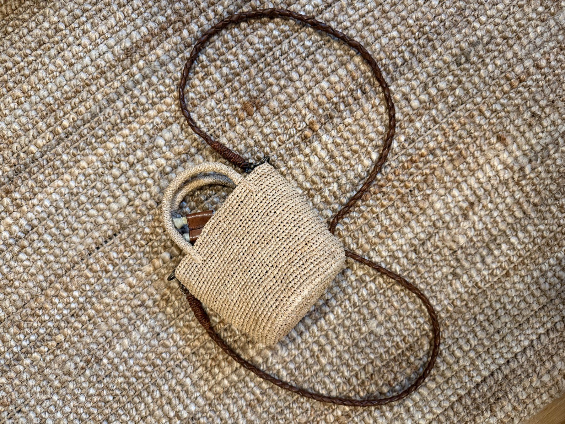 Taschen für Damen: IBELIV Mini Korbtasche / Raffia Bag – Gebraucht aus Arosa von MissGipsy