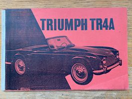 Triumph TR4A - Manuel d'entretien