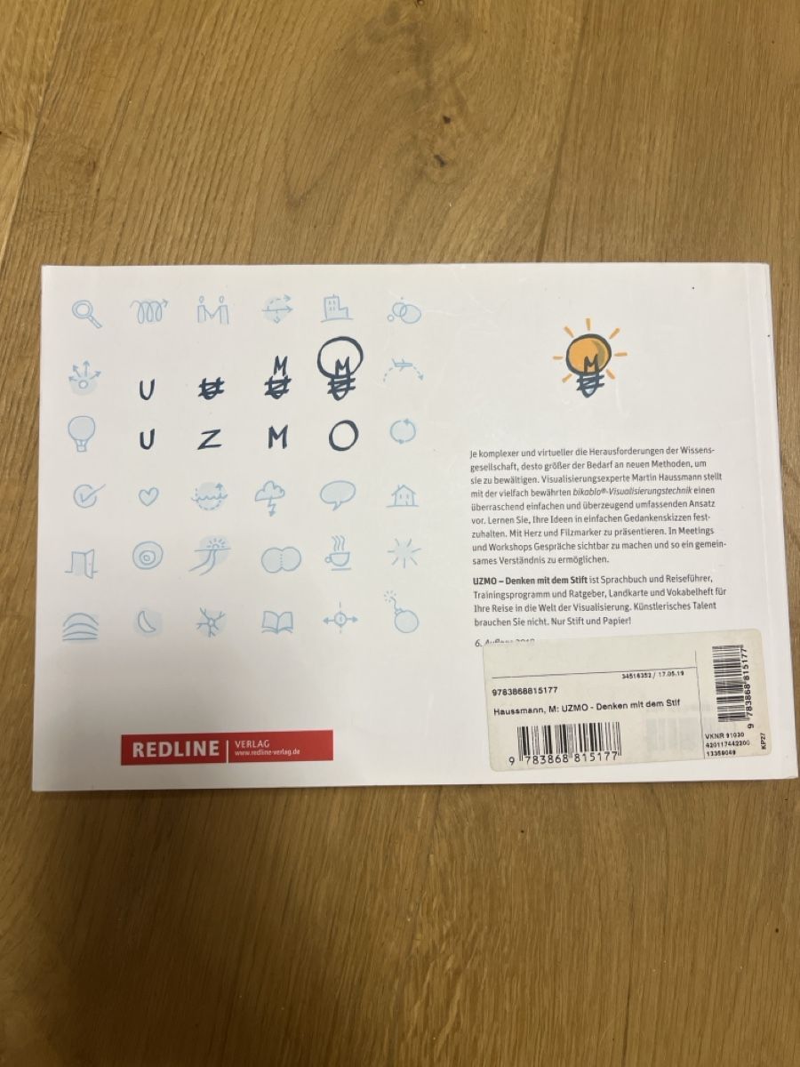 Libri: Fachbuch UZMO Denken mit dem Stift  – Nuovo (secondo la descrizione) da Ebikon venduto da Angelheart1000 3