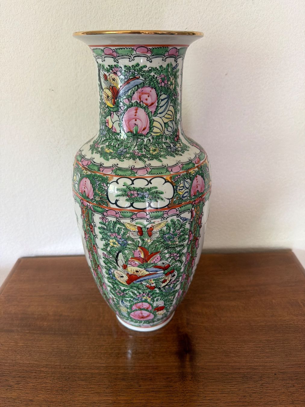 Vasi & Recipienti: Wunderschöne, grosse Vase mit Vögel- und Blumenmuster – Nuovo (secondo la descrizione) da Heerbrugg venduto da martin_sturm 1