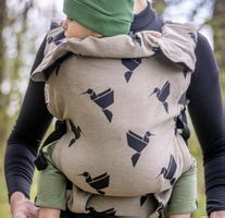 Monilu UNI Kolibri Babytrage Sand 2 Mt- 3 Jahre *Neuwertig