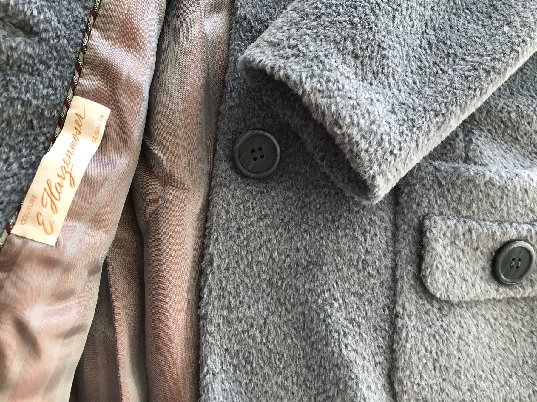 Cappotti: Warmer Damen Wollmantel, hellblau, Gr. 36 Winter – Usato da Niederteufen venduto da mix18 2