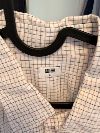 Herren Hemd Uniqlo kariert Grösse L getragen