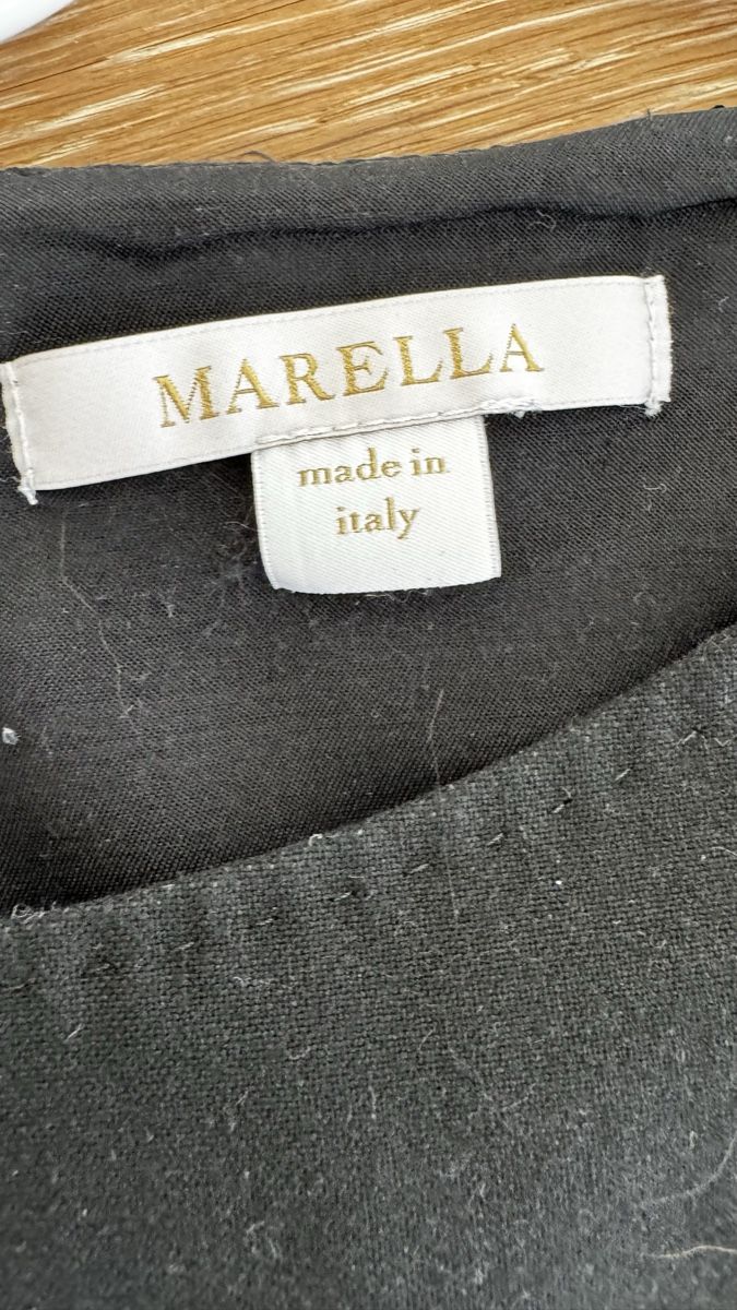 Marella Vestiti: Abito nero elegante Marella con paillettes S – Usato da Corseaux venduto da zetajones01 1