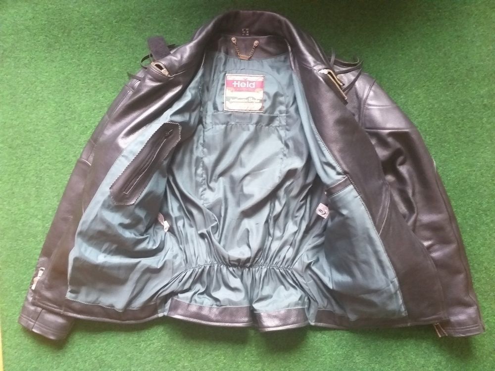 Motorrad Lederjacke von Held mit Fransen (Neuf (Voir description