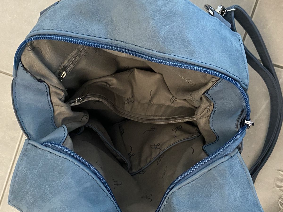 Borse da donna: Blaue Umhängetasche aus Kunstleder – Nuovo (secondo la descrizione) da Hünenberg See venduto da lar_9zjk 2
