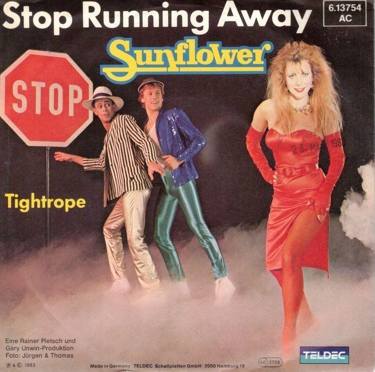 Vinyles: Sunflower  --  Stop Running away  Single7 – D'occasion à Rheinau par asteng