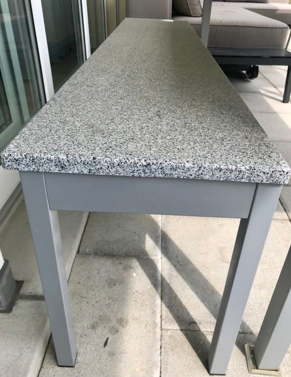 Granittisch für den Garten + Granitbank + 4 Stühle Kaufen auf Ricardo