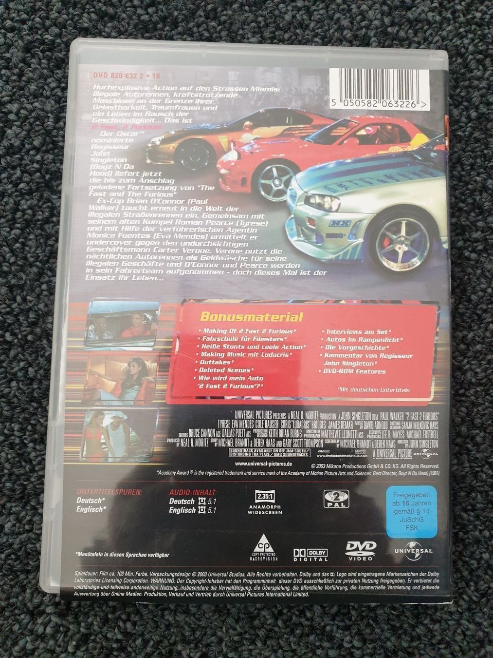Tous les DVDs: 2 FAST 2 FURIOUS(1414) – D'occasion à Ruswil par Ruck.Zuck. 1