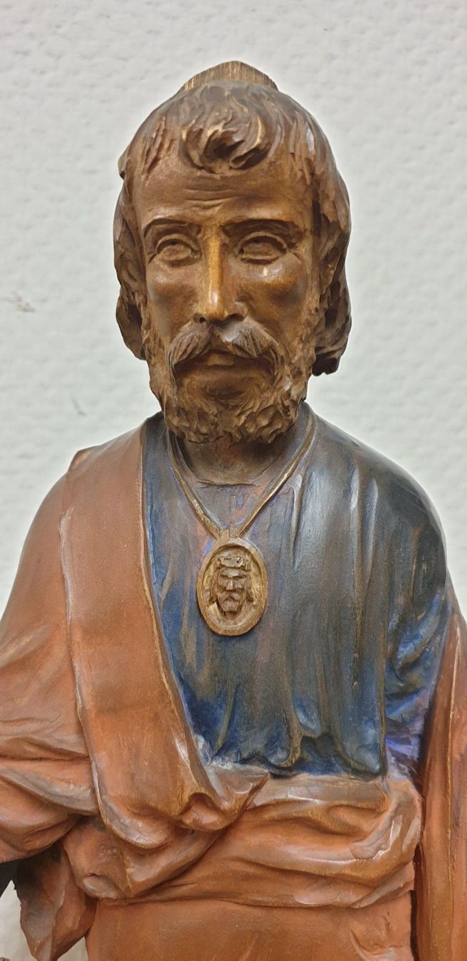 Skulpturen & Statuen: Holzfigur, Heiligenfigur St. Judas Thaddäus – Gebraucht aus Emmen von Brockofsky 1