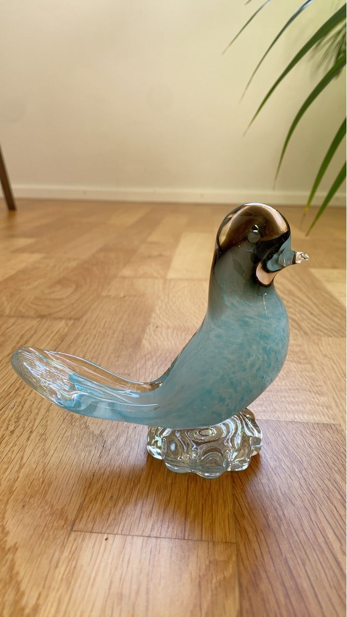 Murano Figuren: Handgefertigte Glas-Vogel Figur aus Muranoglas – Gebraucht aus Burgdorf von allesolivia