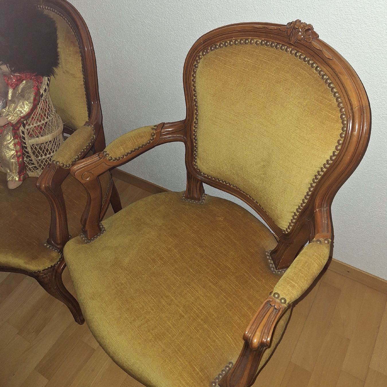 Poltrone: 2 Stühle Louis Philippe – Usato da Steckborn venduto da country43 1