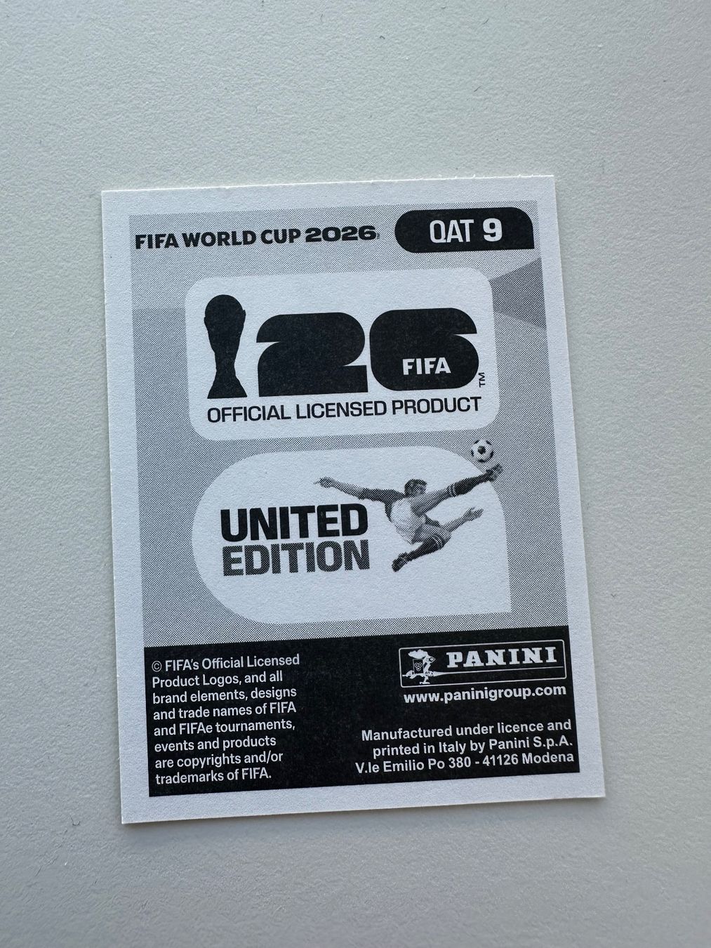 Panini Carte collezionabili: FIFA WM 2026 Sticker Mohammed Mannai Qatar OAT 9 – Nuovo (secondo la descrizione) da Zürich venduto da karsumpel11 1