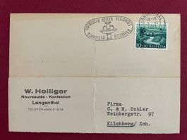 Pro Patria 1955, Langenthal, Sonderstempel Heilbäder