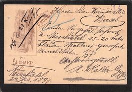 GS Suchard PK 5 Rp , PK 027.Such.(S6/11) braun , 22.Xll.1897