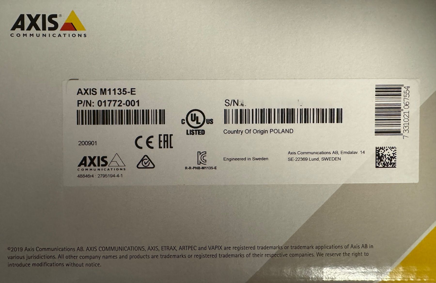 Videocamere: Axis M1135-E Network surveillance Camera – Nuovo (secondo la descrizione) da Chapelle (Glâne) venduto da Lochinver 1