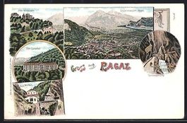Litho Ragaz, Hotel Quellenhof, Hotel War