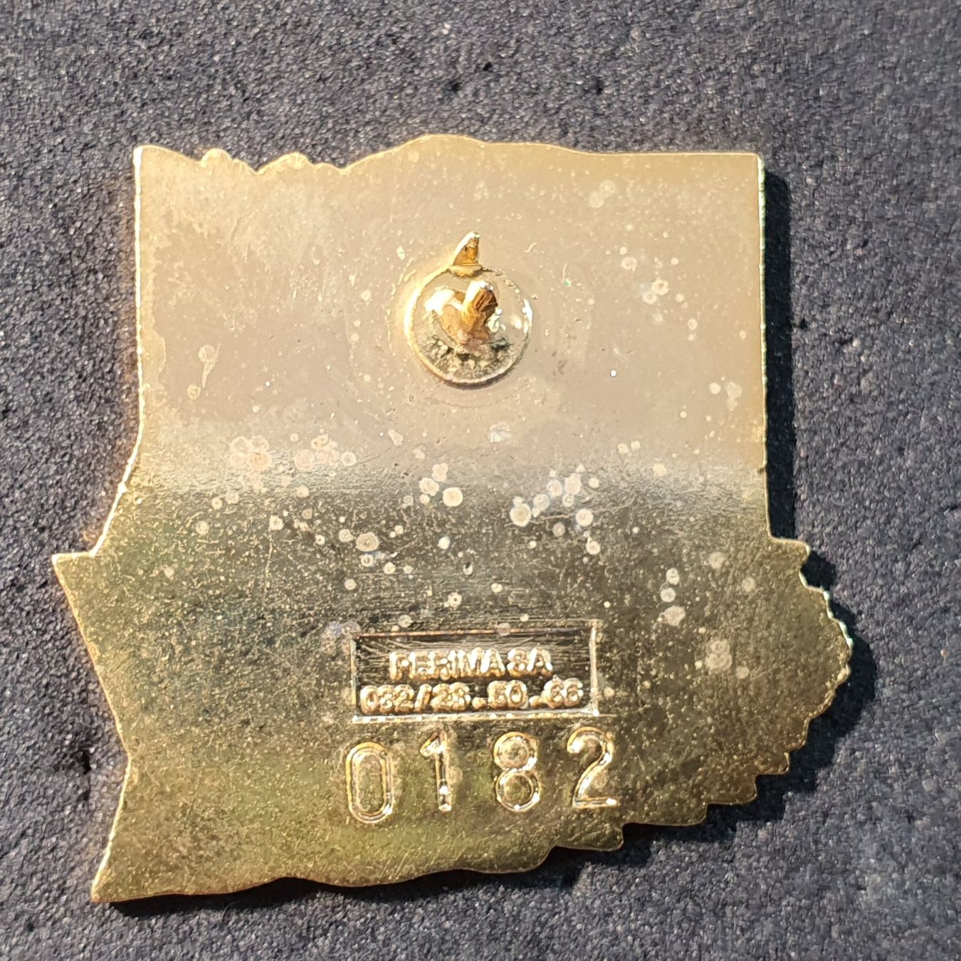 Plaketten & Abzeichen: W070 - Pin Schiff BSG Berna  Nr. 182 – Gebraucht aus Reinach BL von Boston-Verkauf 1