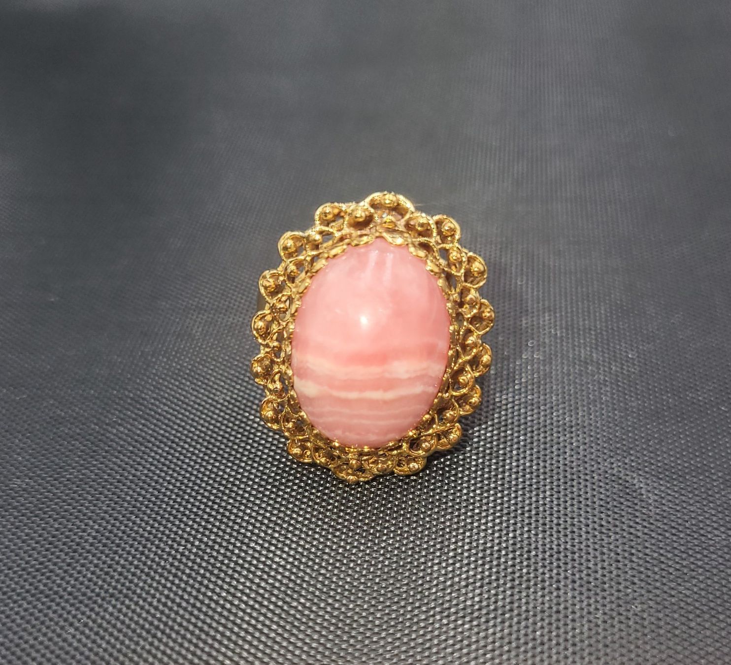 Anelli: Gold 585 Vintage Ring Mit Rosa Stein – Usato da Wald ZH venduto da Dasilver 8