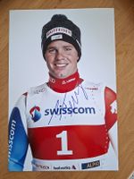 Beat Feuz Autogramm A4 Grossfoto, persönlich geroffen