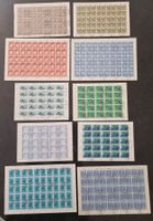 Lot mit 10 Originalbogen Schweiz, KP 275.--