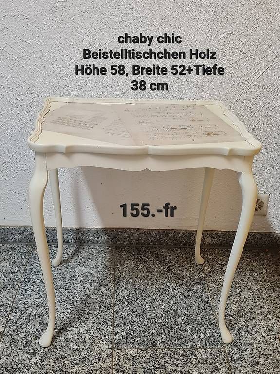 Tavoli: Chaby chic Beistelltischchen  – Usato da Kriens venduto da LotusOase 2