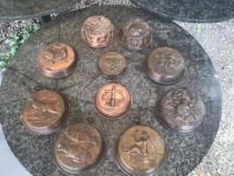 Kupferformen Gebäckformen Sternzeichen Waage Zodiak 10er Set