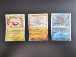 Pokémon 151 diverse Karten Deutsch- Gengar/Starmie...