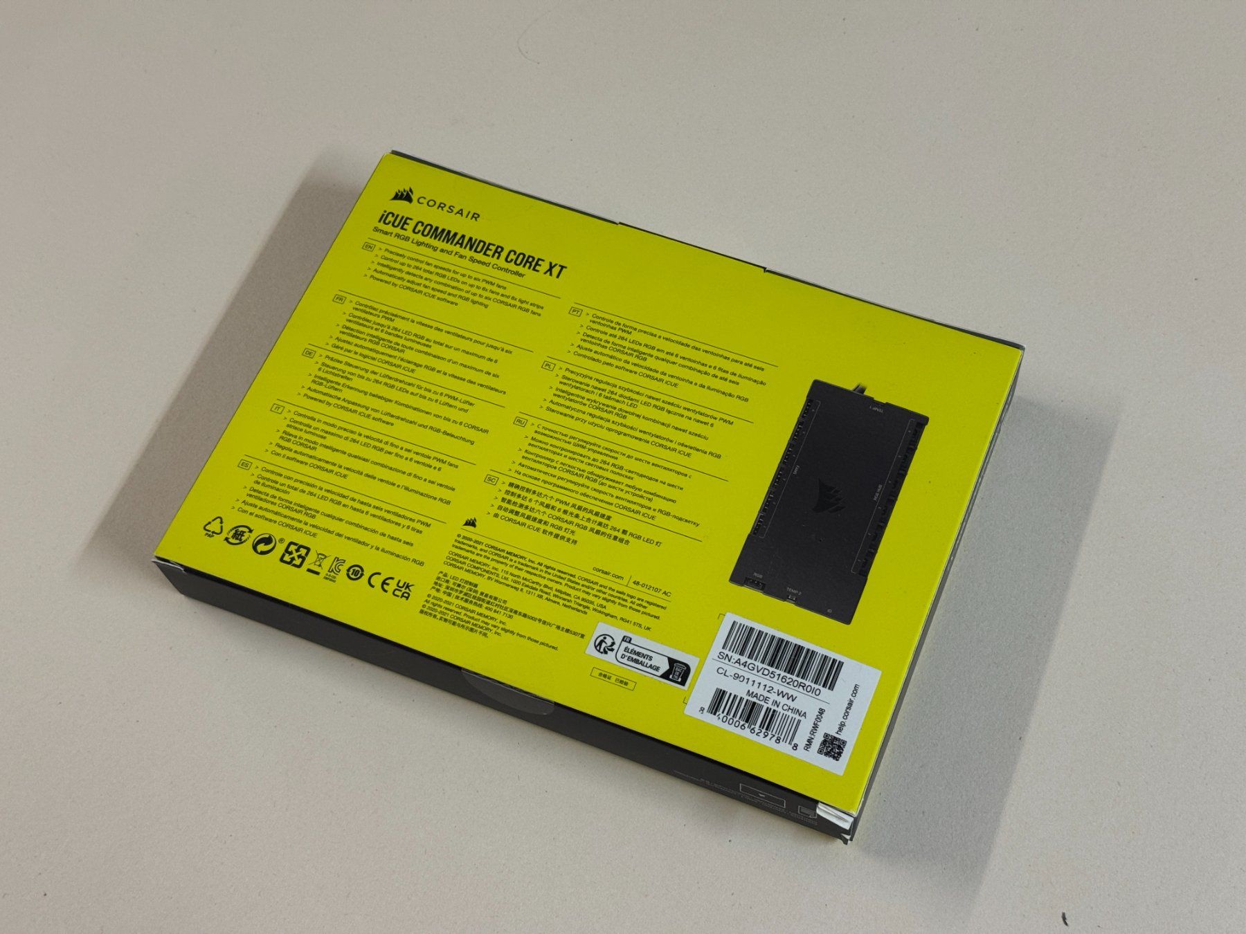 Componenti elettronici: CORSAIR iCue Commander Core XT – Nuovo e nell'imballaggio originale da Basel venduto da Archi40 3