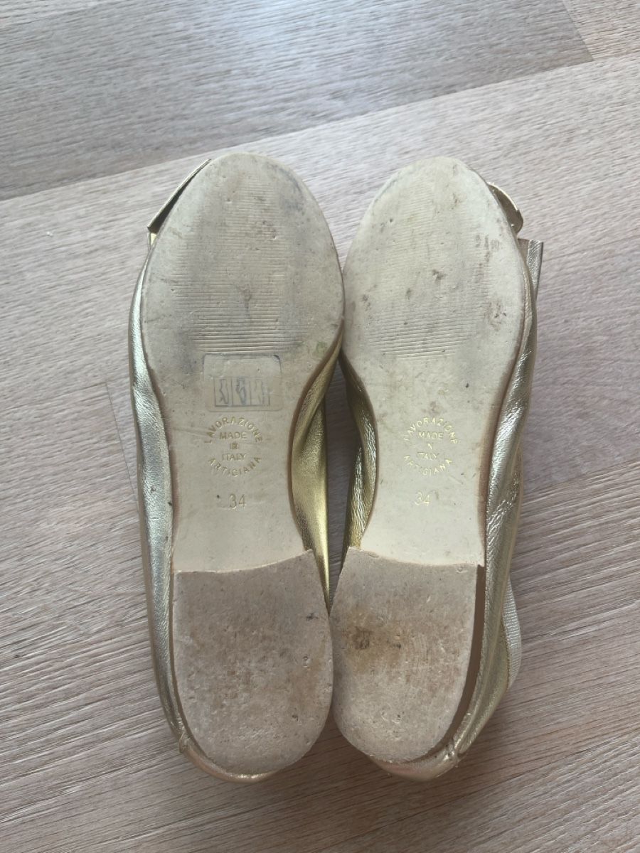 Schuhe für Mädchen: Leather ballet flats, size 34 – Gebraucht aus St. Gallen von sha_22fn 3
