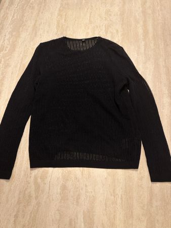 UNIQLO Strickpullover – Schwarz | Grösse L 