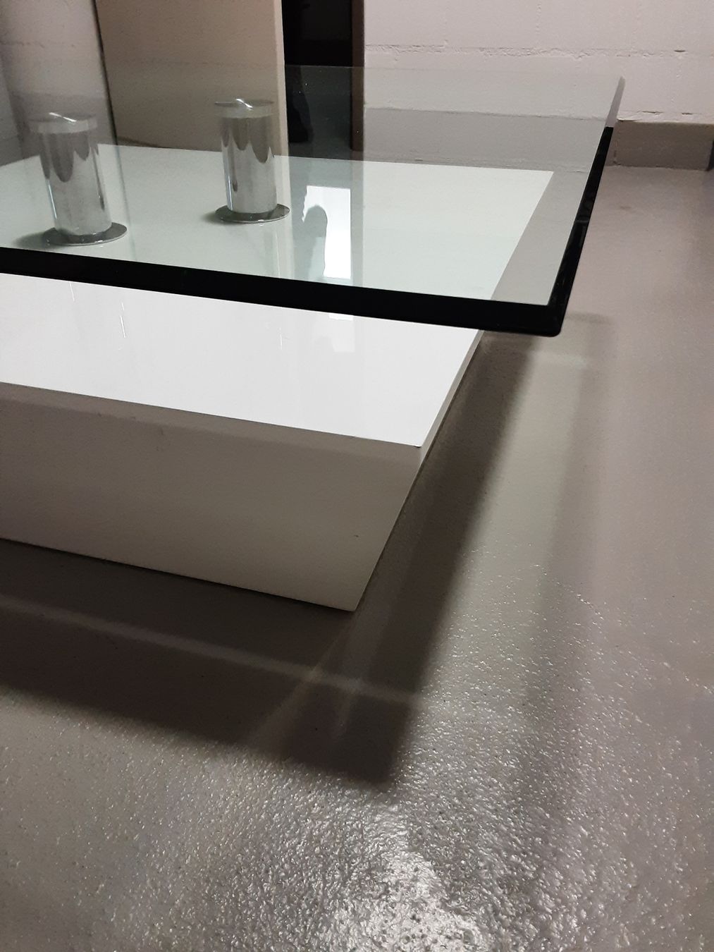Tavoli: Glas Couchtisch, weiss – Usato da Altdorf UR venduto da Brandli 7