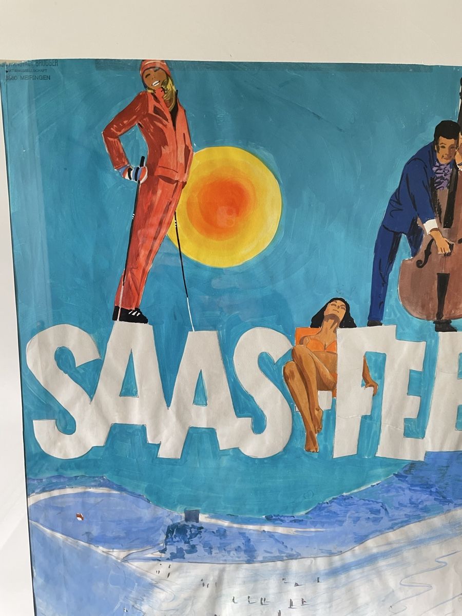 Dipinti: Saas Fee Originalbilder – Usato da Meiringen venduto da Lolo2000 2