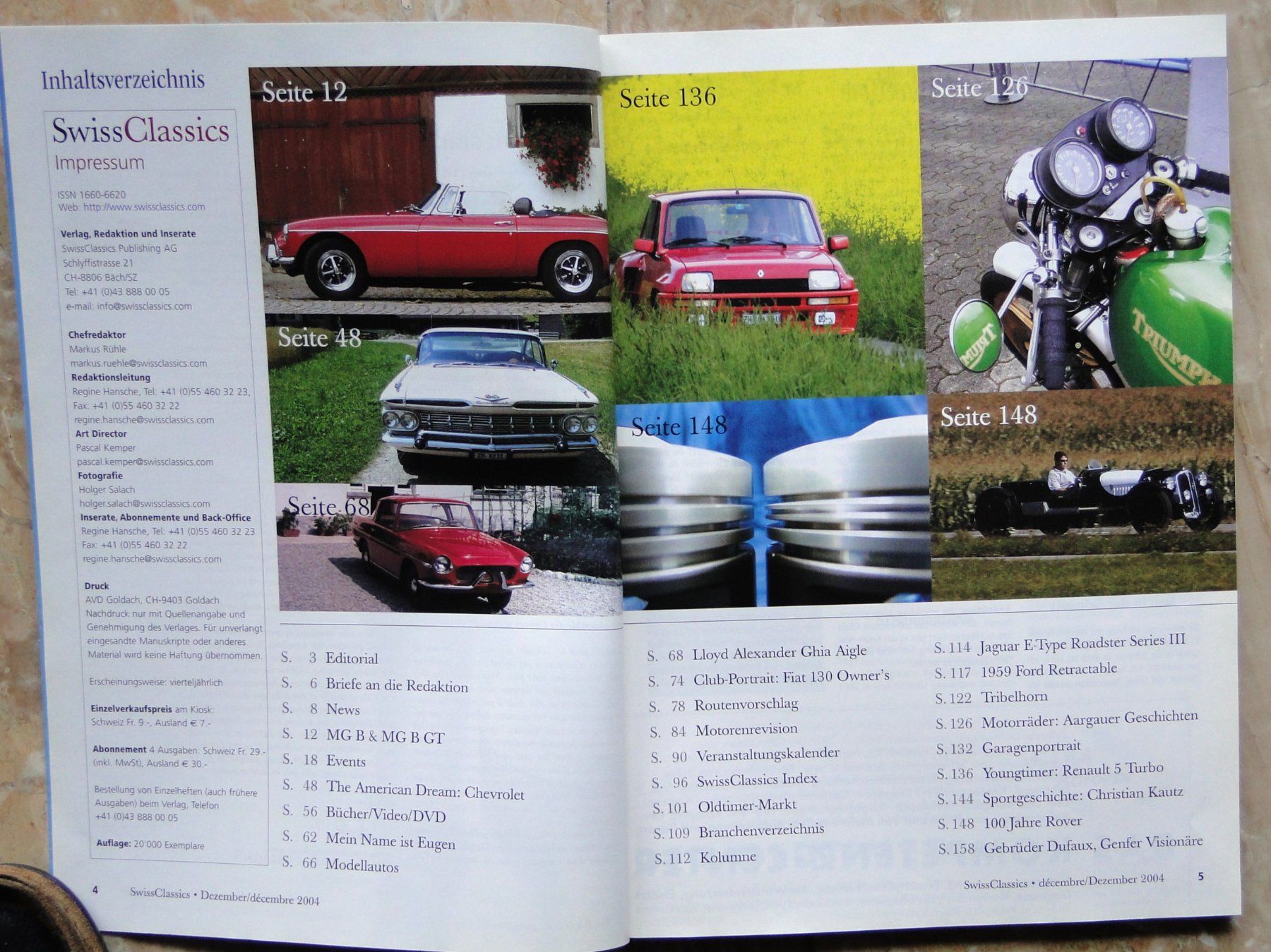 Riviste & Magazine: Magazine Oldtimer CH u. Programmhefte Memorial 2003-2012 – Usato da Killwangen venduto da cyrano56 5
