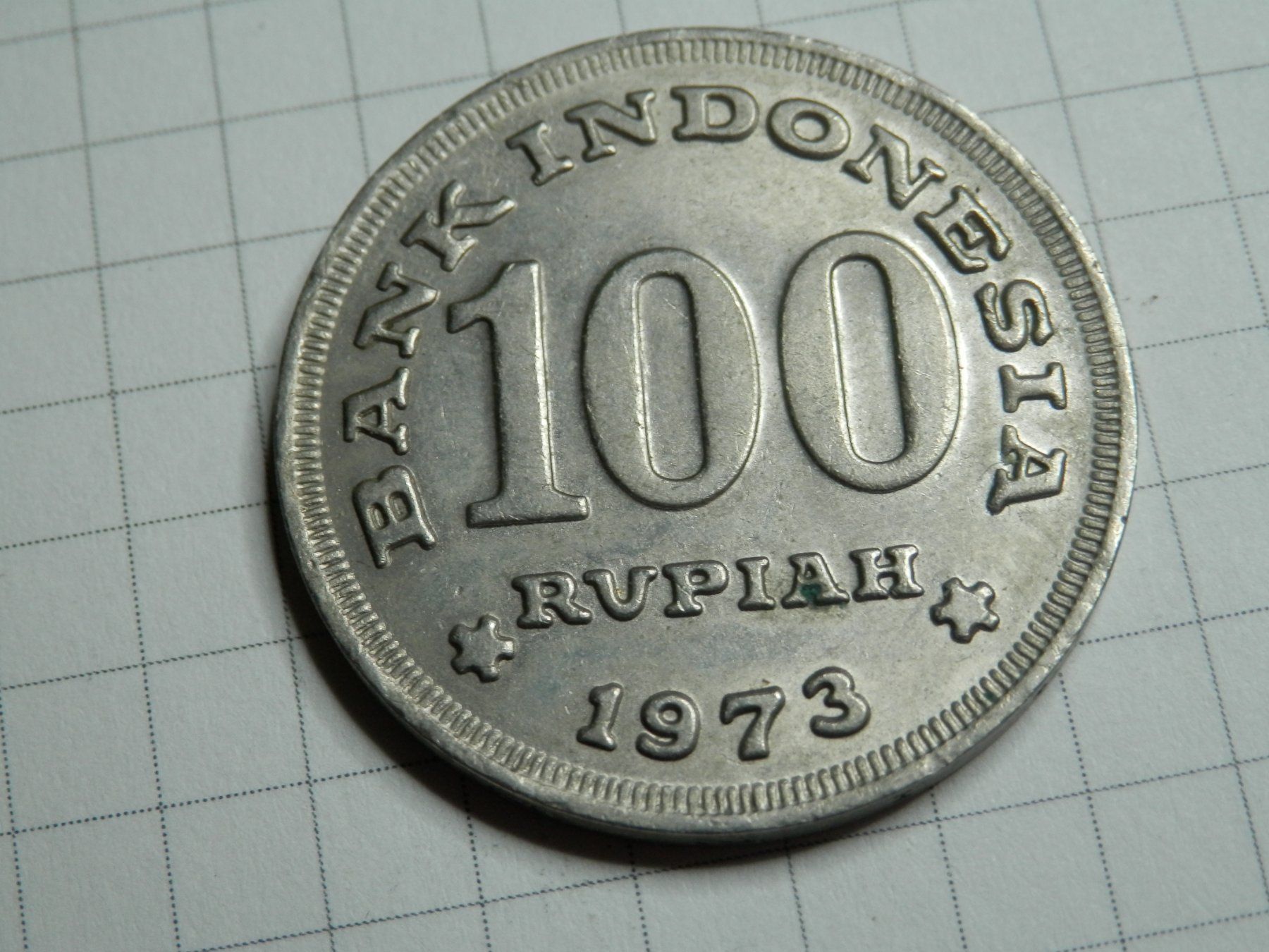 Tutti le monete: Indonesien 100 Rupiah, 1973 – Usato da Weiach venduto da weiach81 1