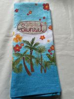 Tropical kitchen summer Towel "Lets do Sunset" 🌴🍹☀️
