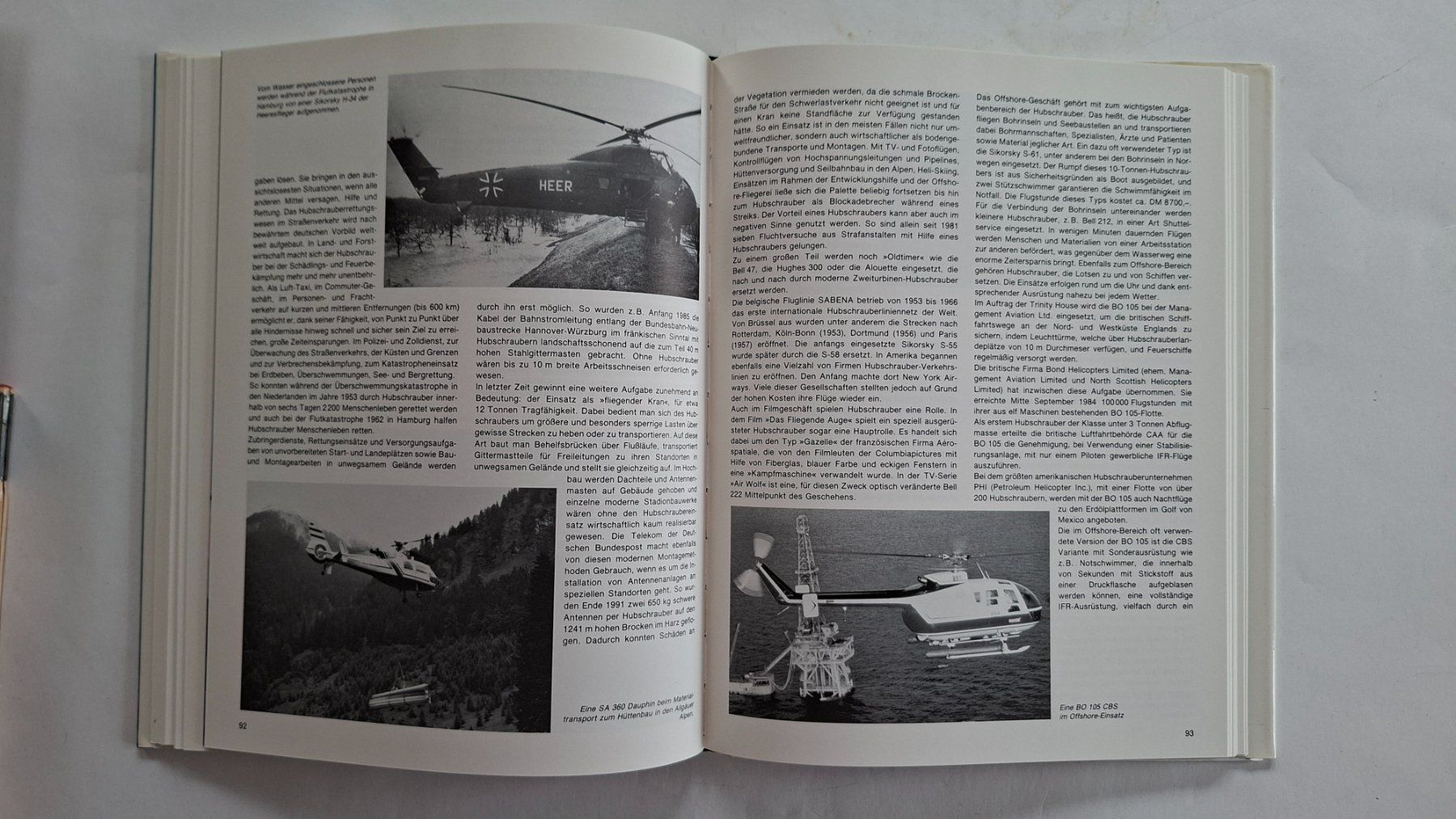 Libri: Hubschrauber Buch - Geschichte, Technik, Einsatz - Top! – Usato da Opfikon venduto da Diversamente 6
