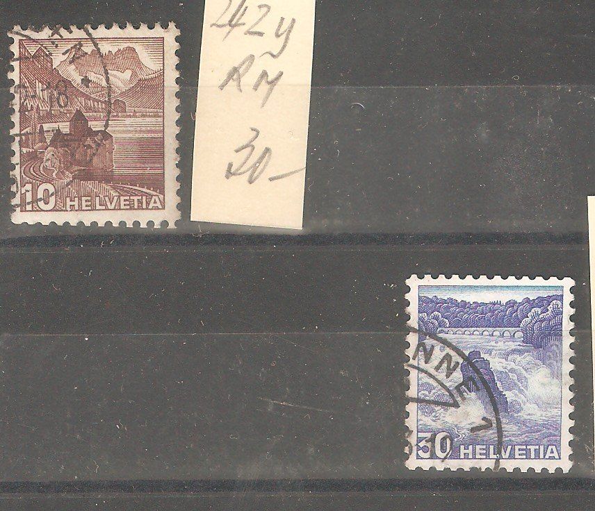Tutti i francobolli: 242y 267y Rollenmarken gest. – Usato da Lausanne venduto da Whorvath