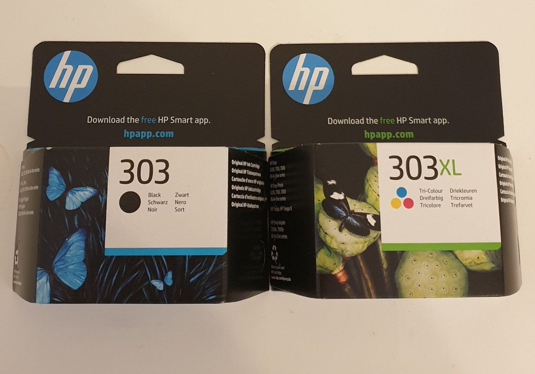 Hewlett Packard Druckerpatronen & Toner: HP 303 Druckerpatrone Farbe XL + Schwarz Normalgrösse – Neu und originalverpackt aus Wernetshausen von cmmj2022