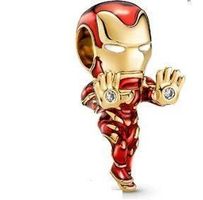 Iron Man Anhänger Charm, Pandora kompatibel marvel