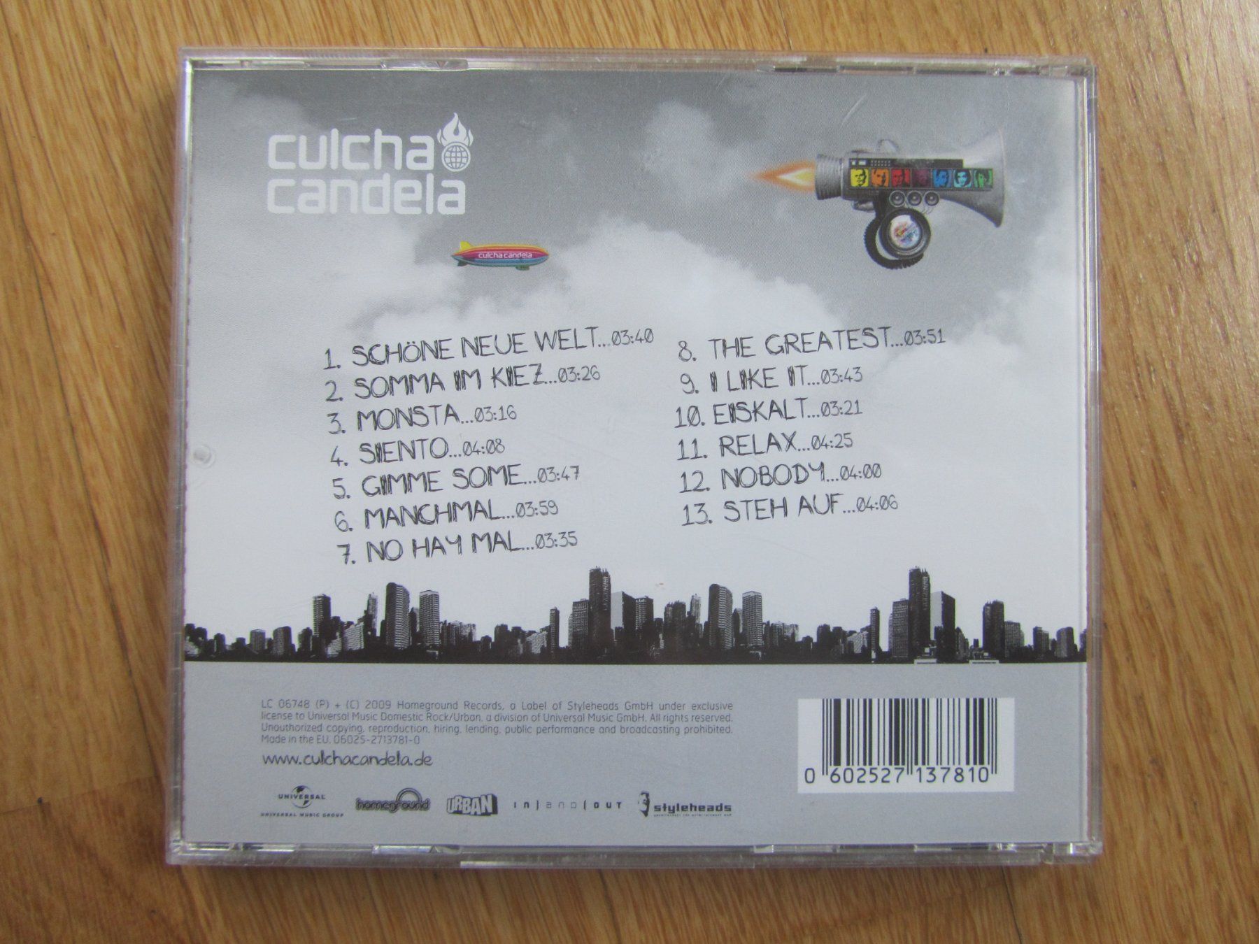 CD: CULCHA CANDELA:  schöne neue Welt – Usato da Seengen venduto da mikelele 1