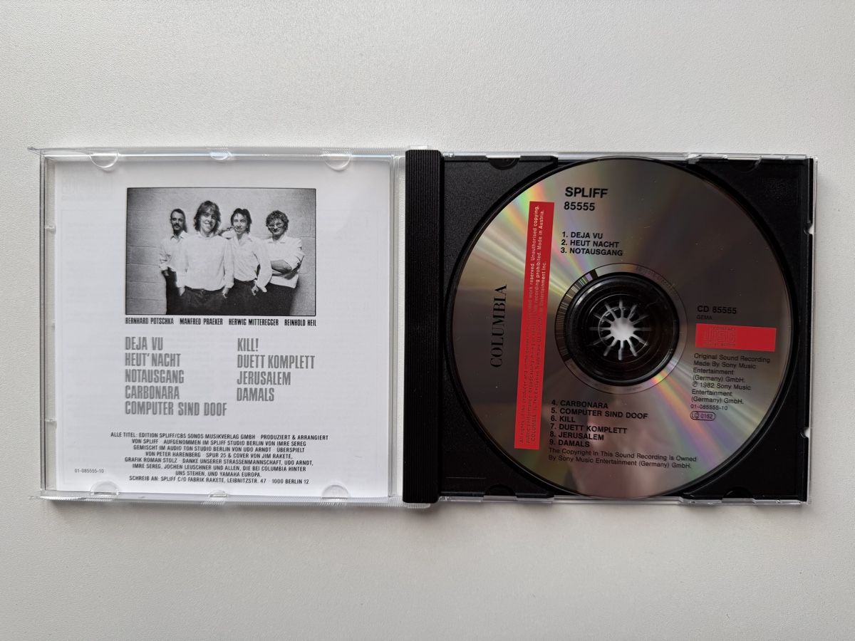 CD: Spliff - 85555 - CD - Kult Deutschrock der 80er – Usato da Bad Zurzach venduto da Cookie_0619 2