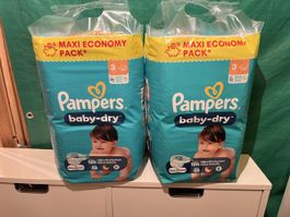 2x132 Pampers Windeln Grösse 3