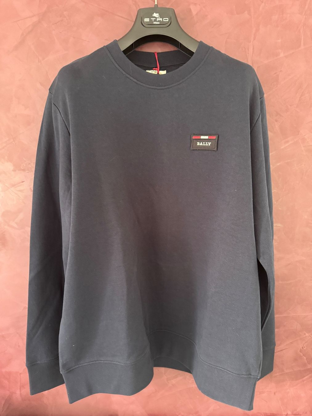 Bally Pullover & Sweatshirts: Bally-Pullover klassisch Marineblau G 50 Baumwolle hochwert – Neu und originalverpackt aus Volketswil von praxis12 1