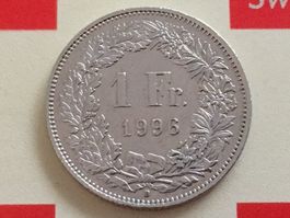 1 Franken 1996 ss-vz, nur 3,023 Mio!