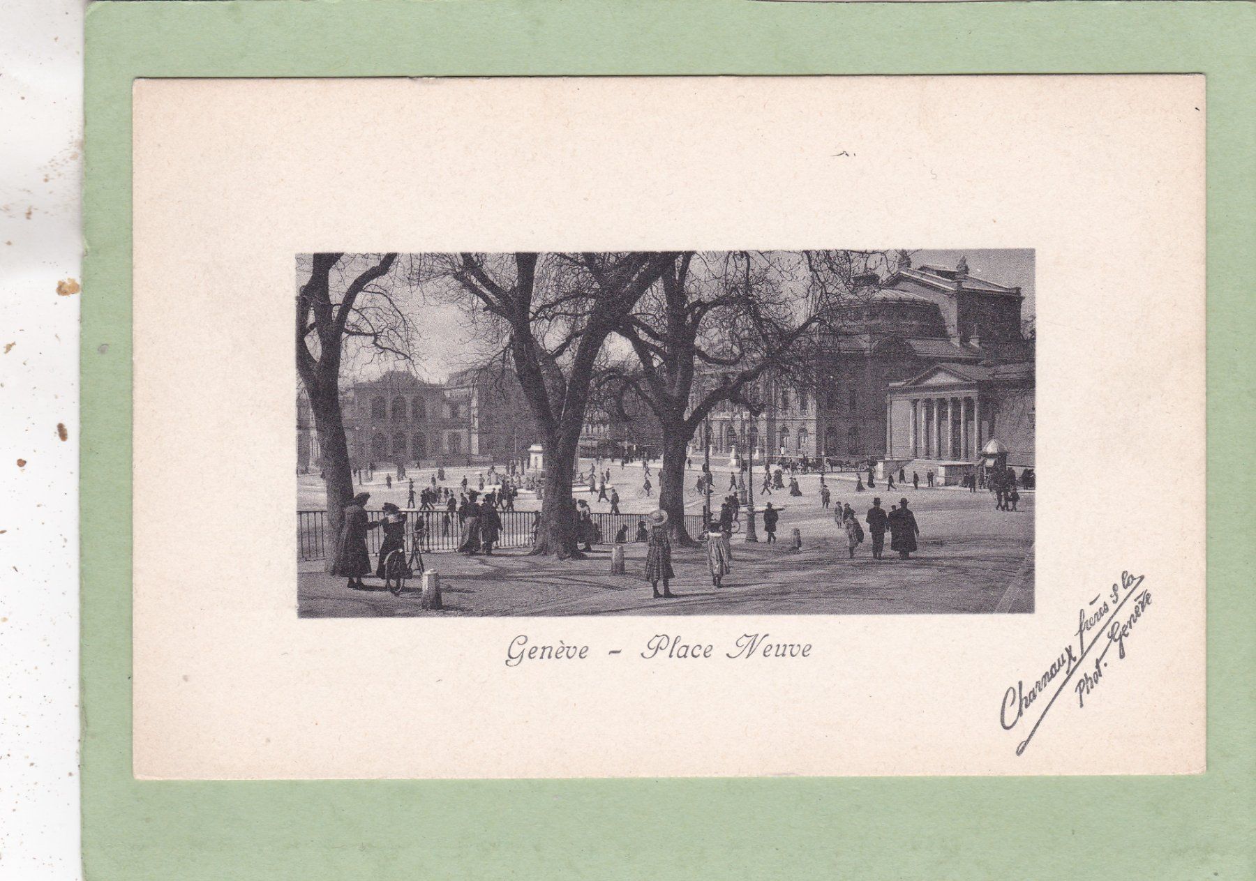 Cartoline postali: Genève Place Neuve – Usato da Herisau venduto da Lisegrat2008