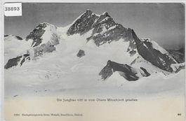 Die Jungfrau vom Obern Mönchjoch gesehen