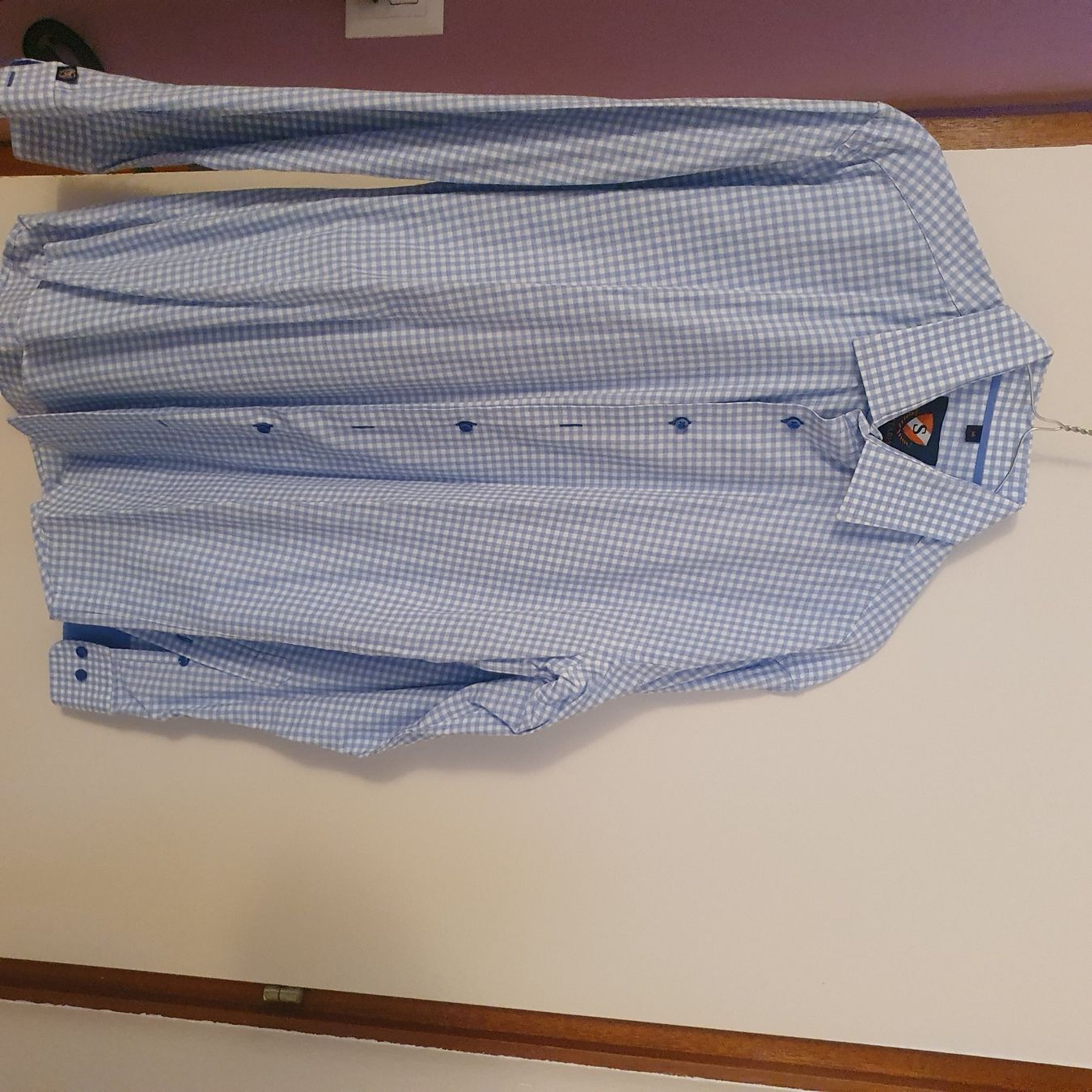 Camicie: Suitable Hemd Gr. 40 Hellblau/Weiss - Top Zustand! – Usato da Burgdorf venduto da Esada123