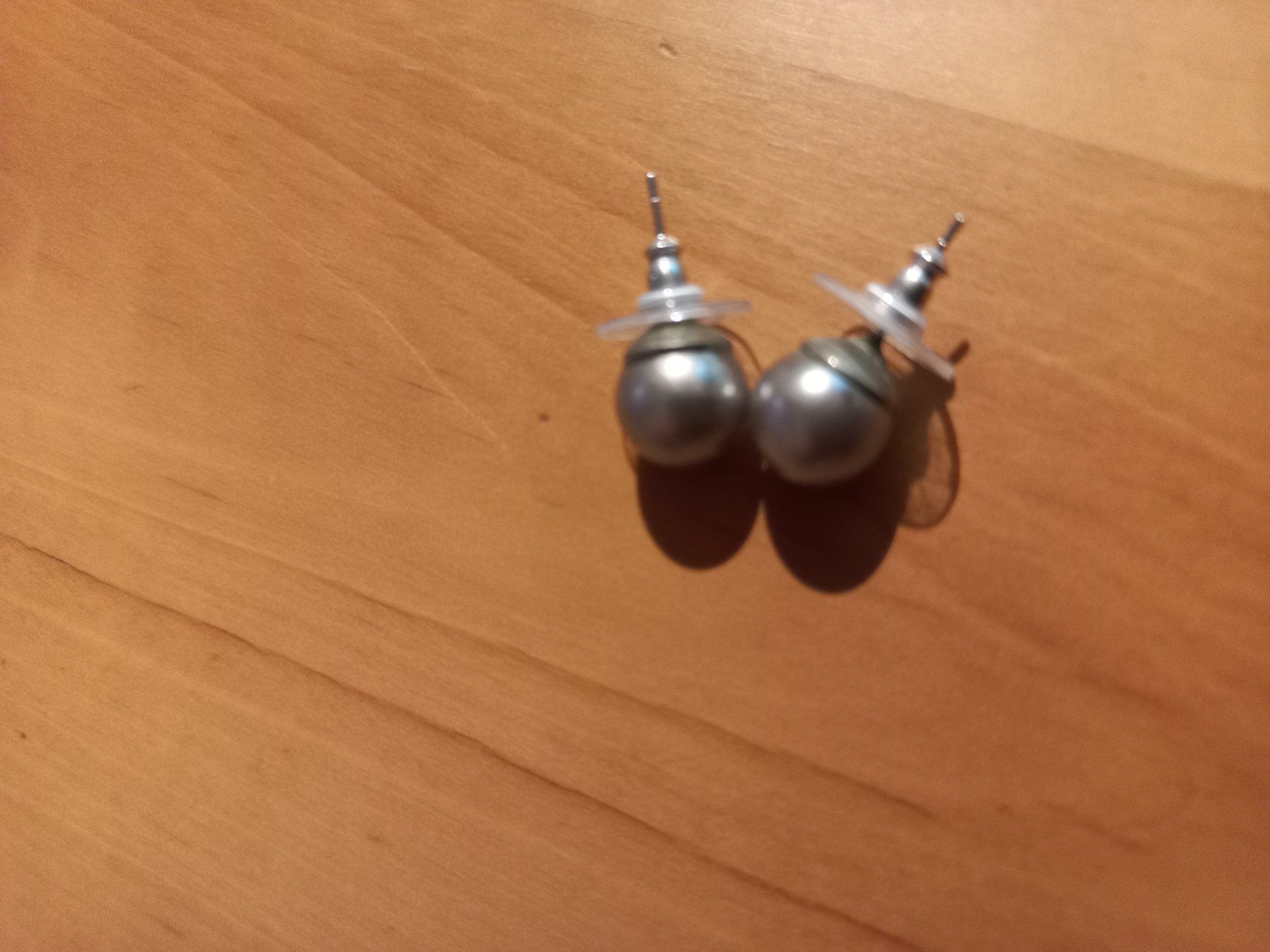 Orecchini pendenti & Orecchini a lobo: Elegante Ohrstecker mit Perlen-Optik, neuwertig – Usato da Kaufdorf venduto da EdelmannPaPrintGmbH
