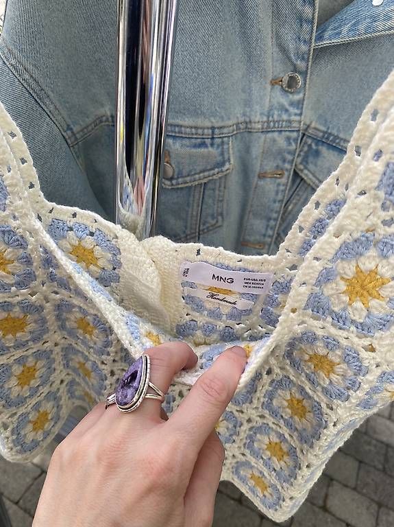 Mango Tops: gehäkeltes top croched top blumen – Gebraucht aus Bern von n-dine 1
